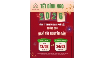 THÔNG BÁO LỊCH NGHỈ TẾT NGUYÊN ĐÁN BÍNH NGỌ 2026
